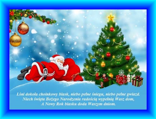 Kartka Weso�ych �wi�t i szcz�liwego Nowego Roku!