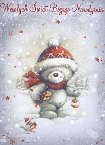 Kartka Zdrowych, weso�ych i pogodnych �wi�t!