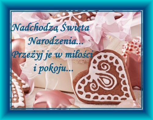Kartka Prze�yj te nadchodz�ce �wi�ta w rado�ci i pokoju!