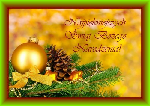 Kartka Najpi�kniejszych �wi�t Bo�ego Narodzenia!