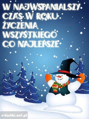 Kartka Najwspanialszy czas w roku