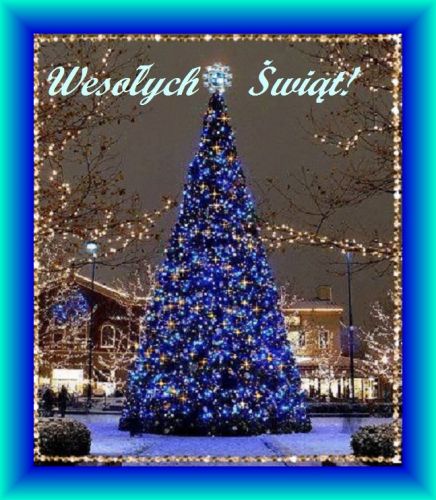 Kartka Pi�knych, weso�ych �wi�t!