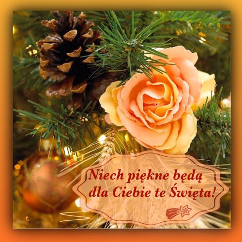 Kartka Niech pi�kne b�d� dla Ciebie te �wi�ta!