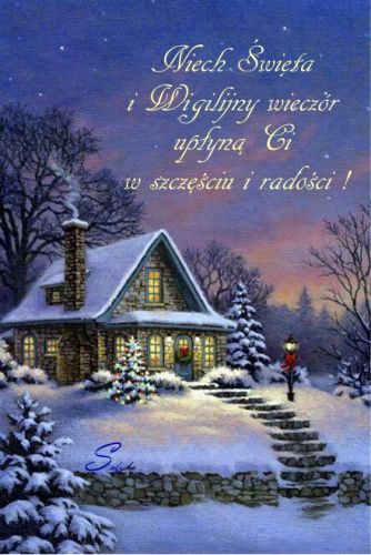 Kartka Niech pi�kne b�d� dla Ciebie te �wi�ta!