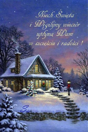 Kartka Niech pi�kne b�d� dla Was te �wi�ta!