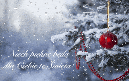 Kartka Niech pi�kne b�d� dla Ciebie te �wi�ta!