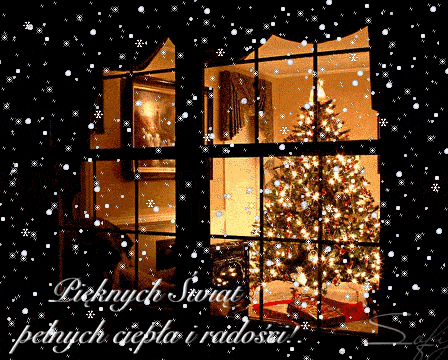 Kartka Pi�knych �wi�t pe�nych ciep�a i rado�ci!