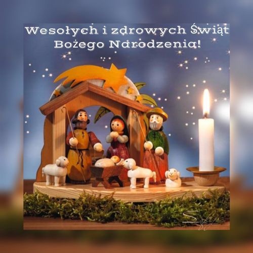 Kartka Weso�ych i zdrowych �wi�t Bo�ego Narodzenia