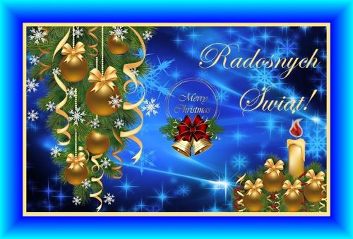 Kartka Pi�knych �wi�t Narodzenia Pa�skiego!