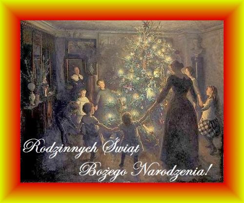 Kartka Pok�j temu domowi! Weso�ych �wi�t!