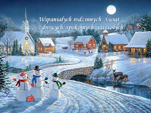 Kartka Wspania�ych rodzinnych �wi�t!