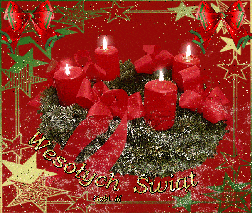 Kartka Rado�ci i Szcz�cia w Dzie� Bo�ego Narodzenia !