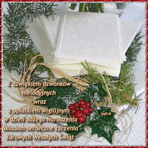 Kartka Zdrowych i spokojnych �wi�t...