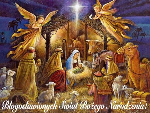 Kartka B�ogos�awionych �wi�t Bo�ego Narodzenia