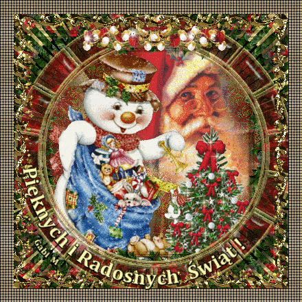 Kartka Pi�knych i Radosnych �wi�t !