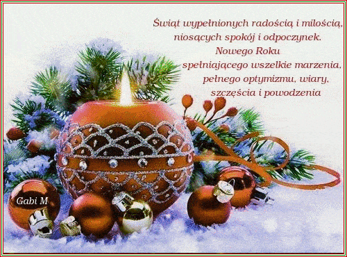 Kartka �wi�t wype�nionych rado�ci� i mi�o�ci� ...