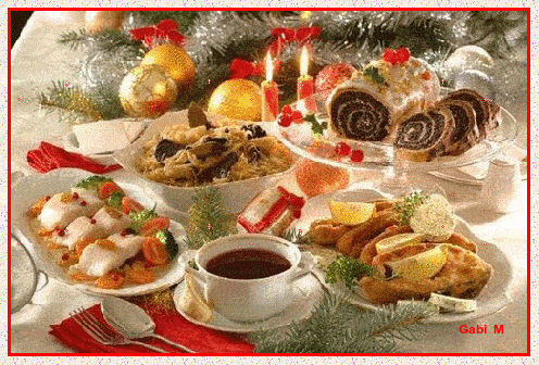 Kartka Wspania�ej Chwili Przy Wigilijnym Stole