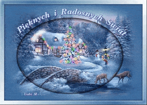 Kartka Pi�knych i Radosnych �wi�t !