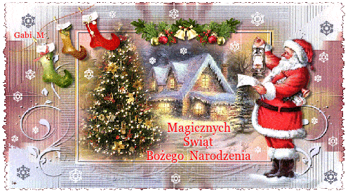 Kartka Magicznych �wi�t Bo�ego Narodzenia !