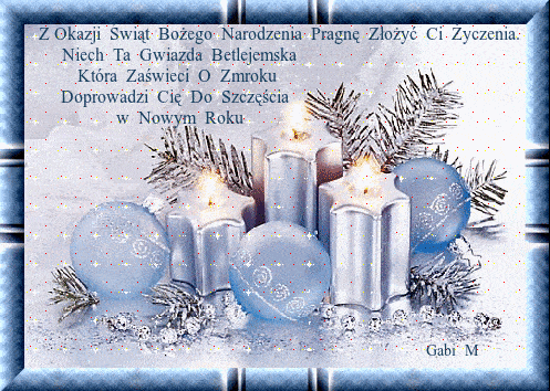 Kartka Radosnych �wi�t �ycz� i Szcz�cia w Nowym Roku !
