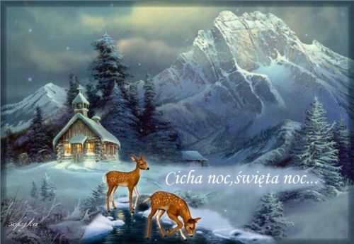 Kartka Cicha noc, �wi�ta noc...