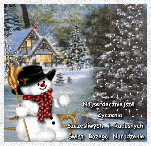 Kartka Szcz�liwych i Radosnych �wi�t Bo�ego Narodzenia !