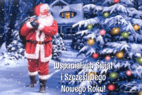 Kartka Wspania�ych �wi�t i Szcz�liwego Nowego Roku!