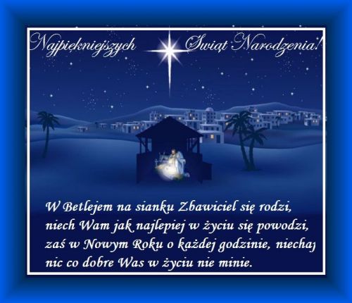 Kartka Najpi�kniejszych �wi�t Narodzenia Pana!
