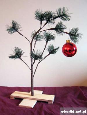 Kartka Drzewko wigilijne
