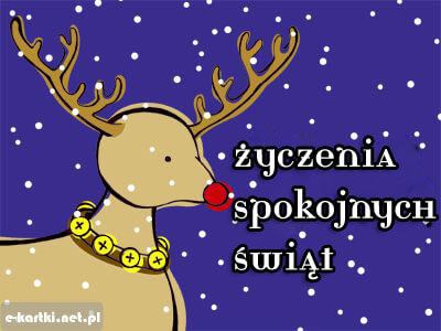 Kartka Z �yczeniami Spokojnych �wi�t