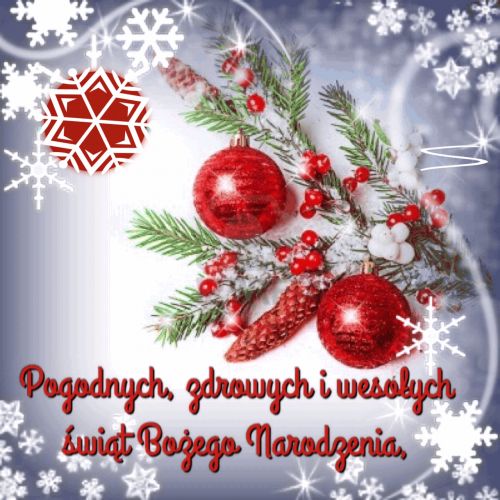 Kartka Pogodnych, Zdrowych i Weso�ych �wi�t!