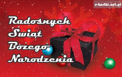Kartka �yczenia na Bo�e Narodzenie