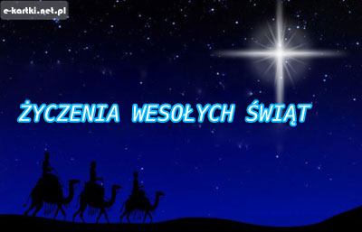 Kartka �yczenia Weso�ych �wi�t