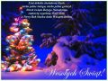 Cudownych �wi�t przy blasku choinki