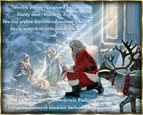 Kartka Niechaj ziemi� roz�piewa kol�da ...!