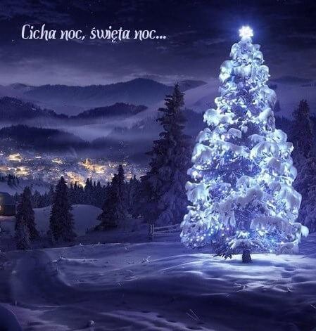 Kartka 🎄Cicha noc, �wi�ta noc...