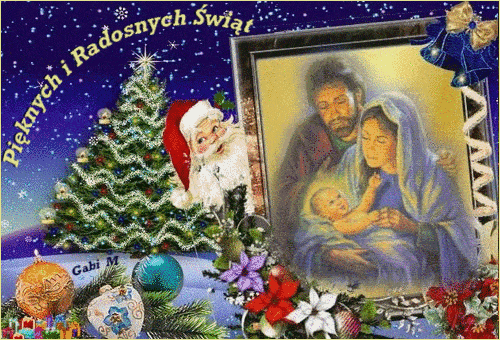 Kartka Pi�knych i Radosnych �wi�t Bo�ego Narodzenia !