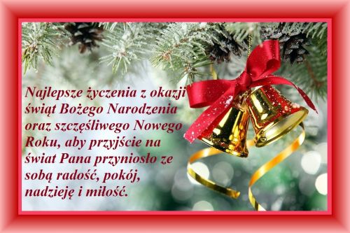 Kartka Najlepsze �yczenia z okazji �wi�t Narodzenia