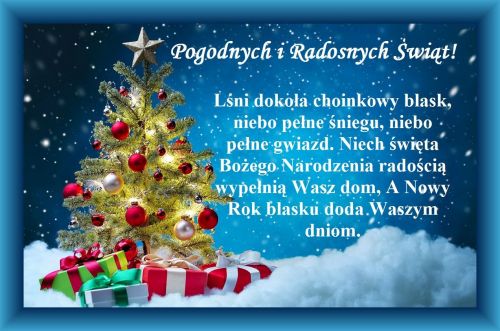 Kartka Pogodnych, radosnych �wi�t!
