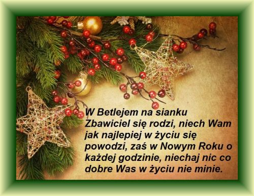 Kartka W Betlejem rodzi si� Zbawiciel...