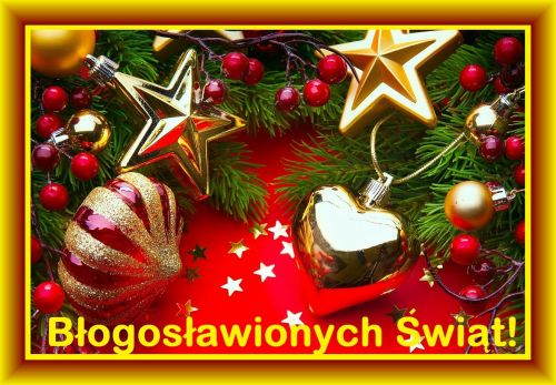 Kartka B�ogos�awionych �wi�t!