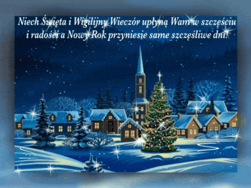 Kartka ❄Niech �wi�ta up�yn� Wam w szcz�ciu...