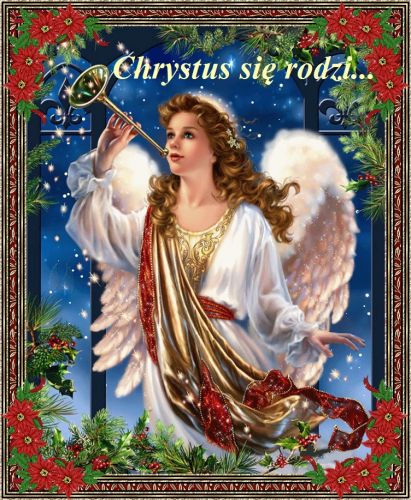 Kartka Anio� pasterzom m�wi�... Weso�ych �wi�t!