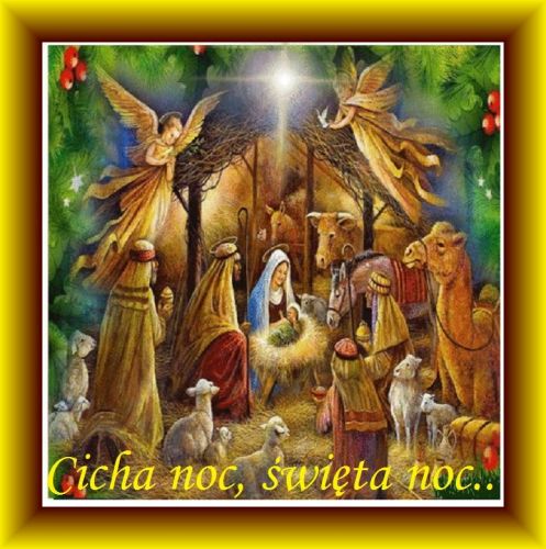 Kartka W te �wi�t� Noc �ycz� Ci Weso�ych �wi�t!