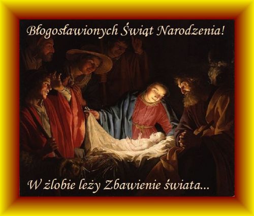 Kartka B�ogos�awionych �wi�t Narodzenia Pana!