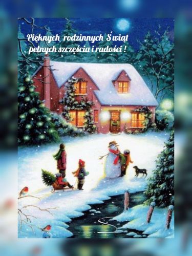 Kartka 🎄 Pi�knych rodzinnych �wi�t!
