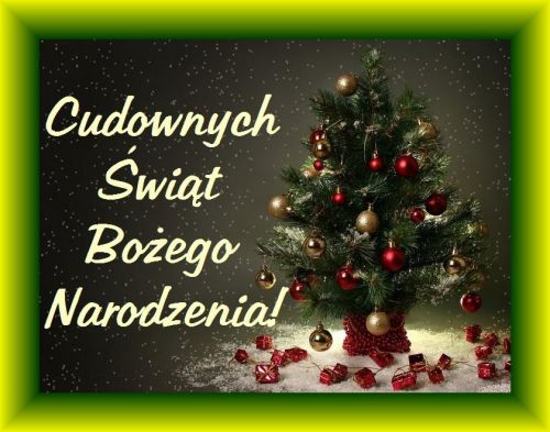 Kartka Cudownych �wi�t Bo�ego Narodzenia!