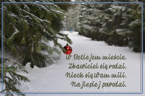 Kartka W Betlejem mie�cie...