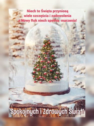 Kartka ❄Niech te �wi�ta przynios� szcz�cie...