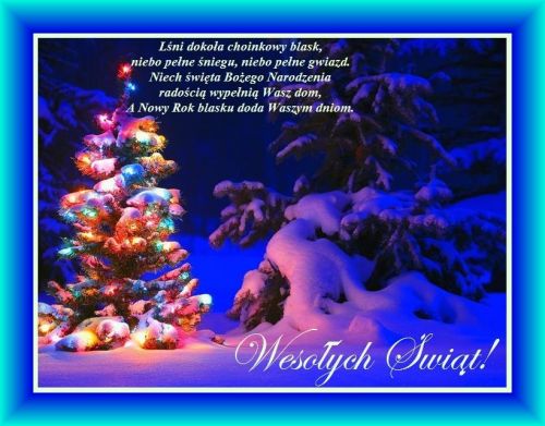 Kartka Niech te �wi�ta rado�ci� wype�ni� Wasz dom!